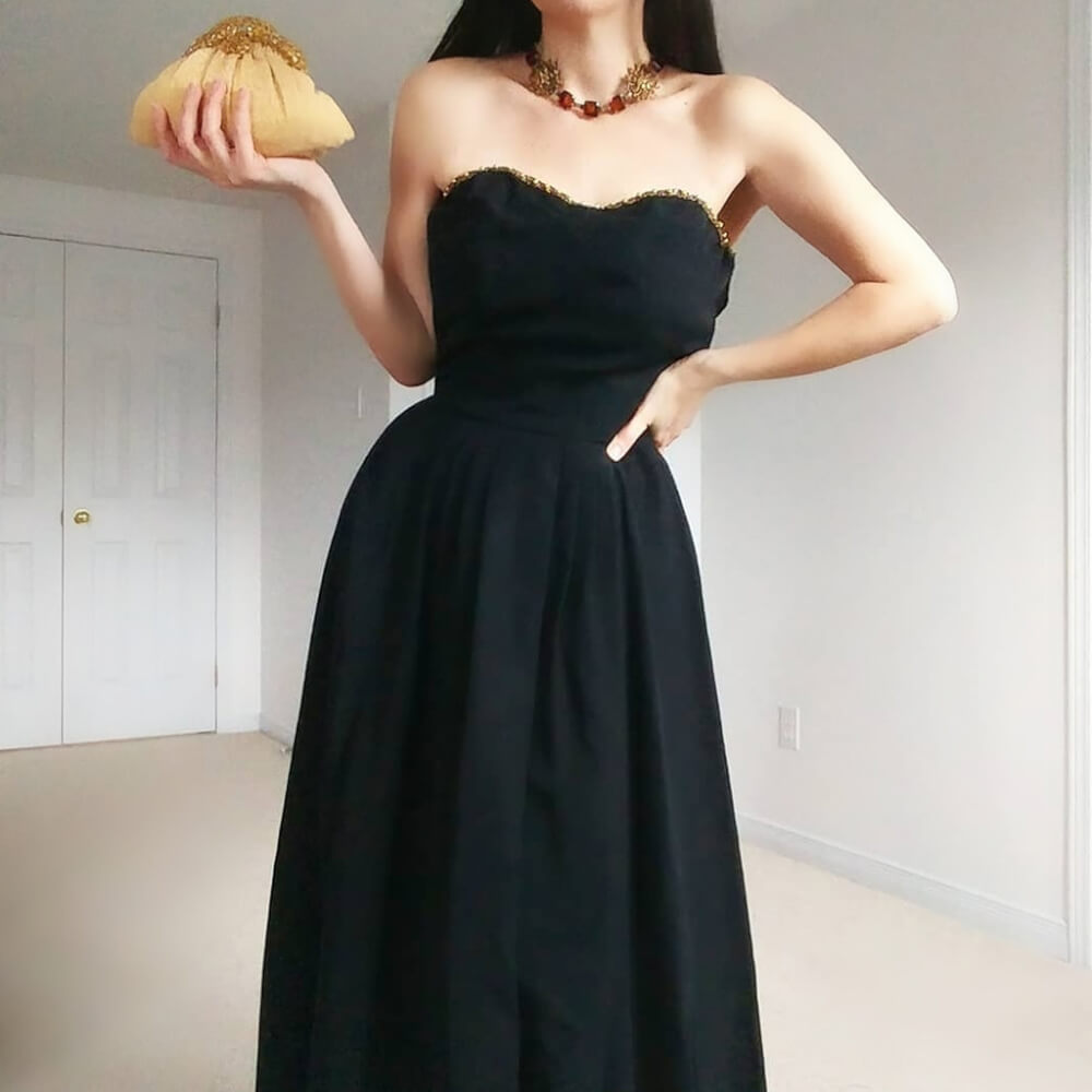 1940s Louella Ballerino dress