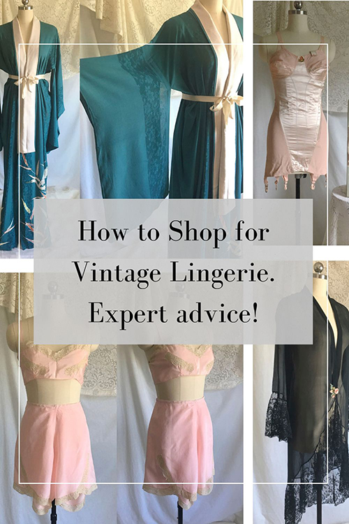 How to Shop for Vintage Lingerie. Expert advice! - It's Beyond My