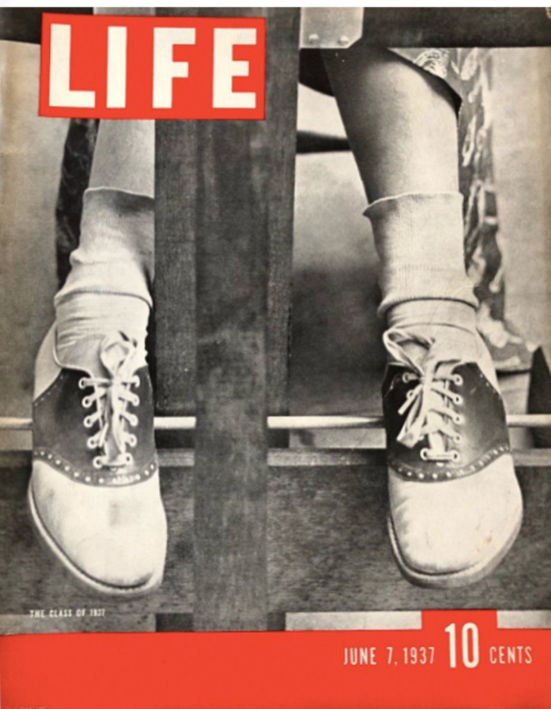 LIFE magazine saddle shoes