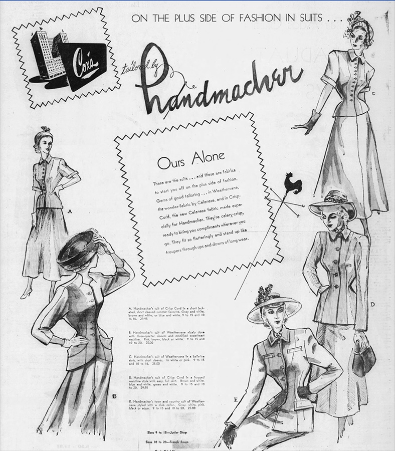 History of Handmacher suits