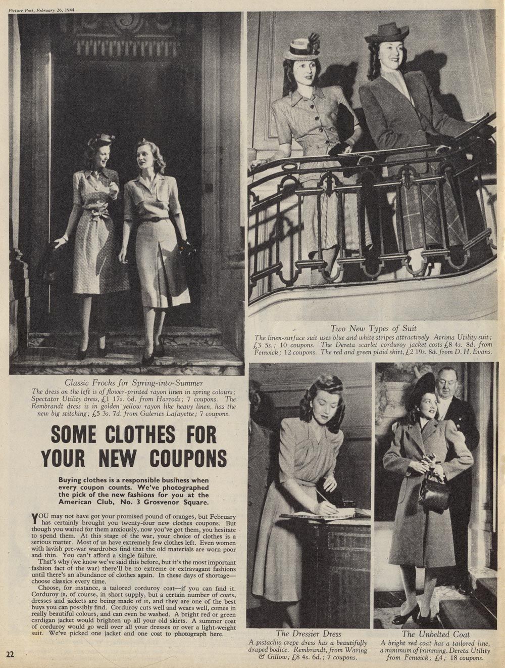 1940s fashion in Britain