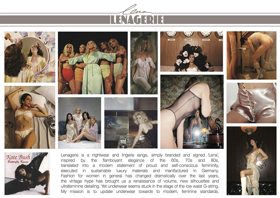 Lenagerie-1980s Inspired Lingerie 1070s lingerie ideas
