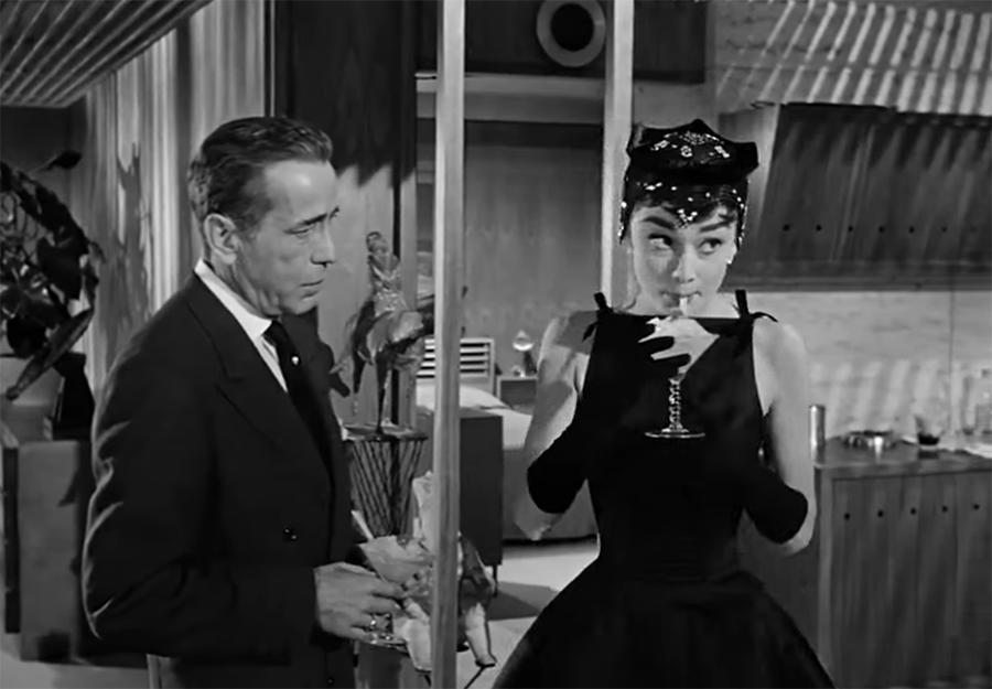 how to style a little black dress Audrey Hepburn