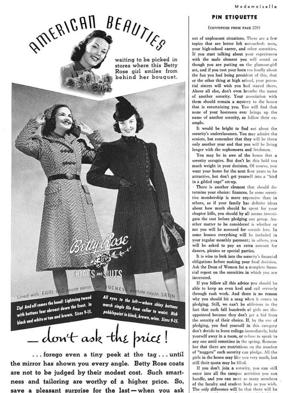 Betty Rose suits and coats