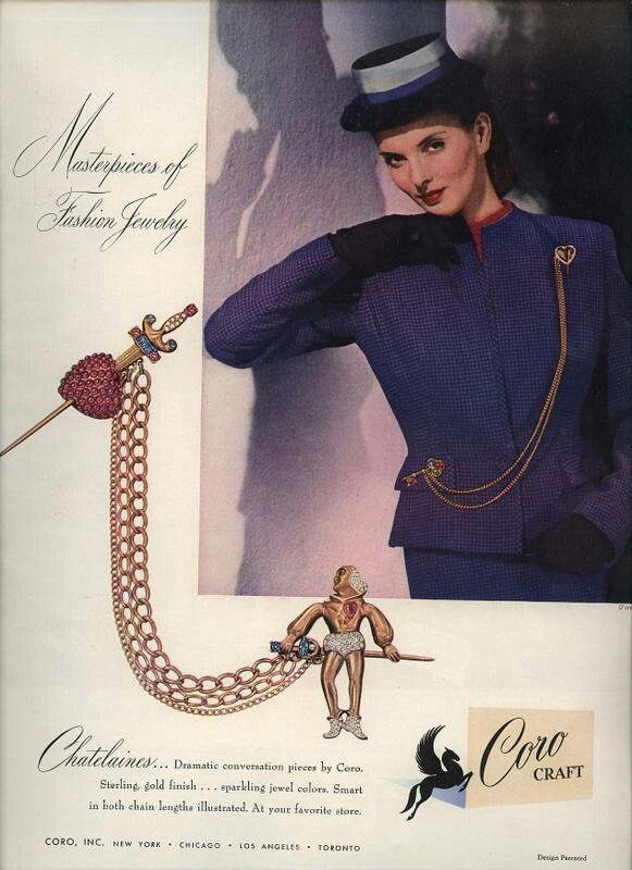 how to wear a vintage brooch.