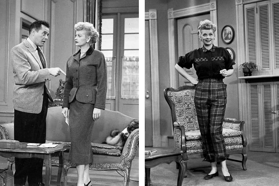 Lucille Ball in I Love Lucy.