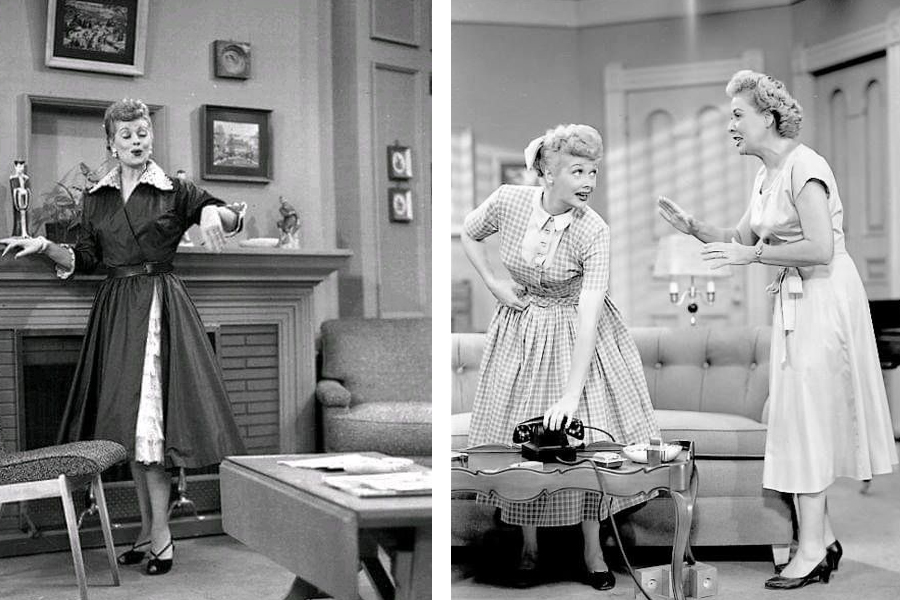 Lucille Ball in I Love Lucy.