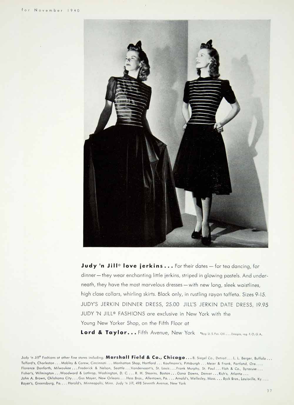 1940s evening wear