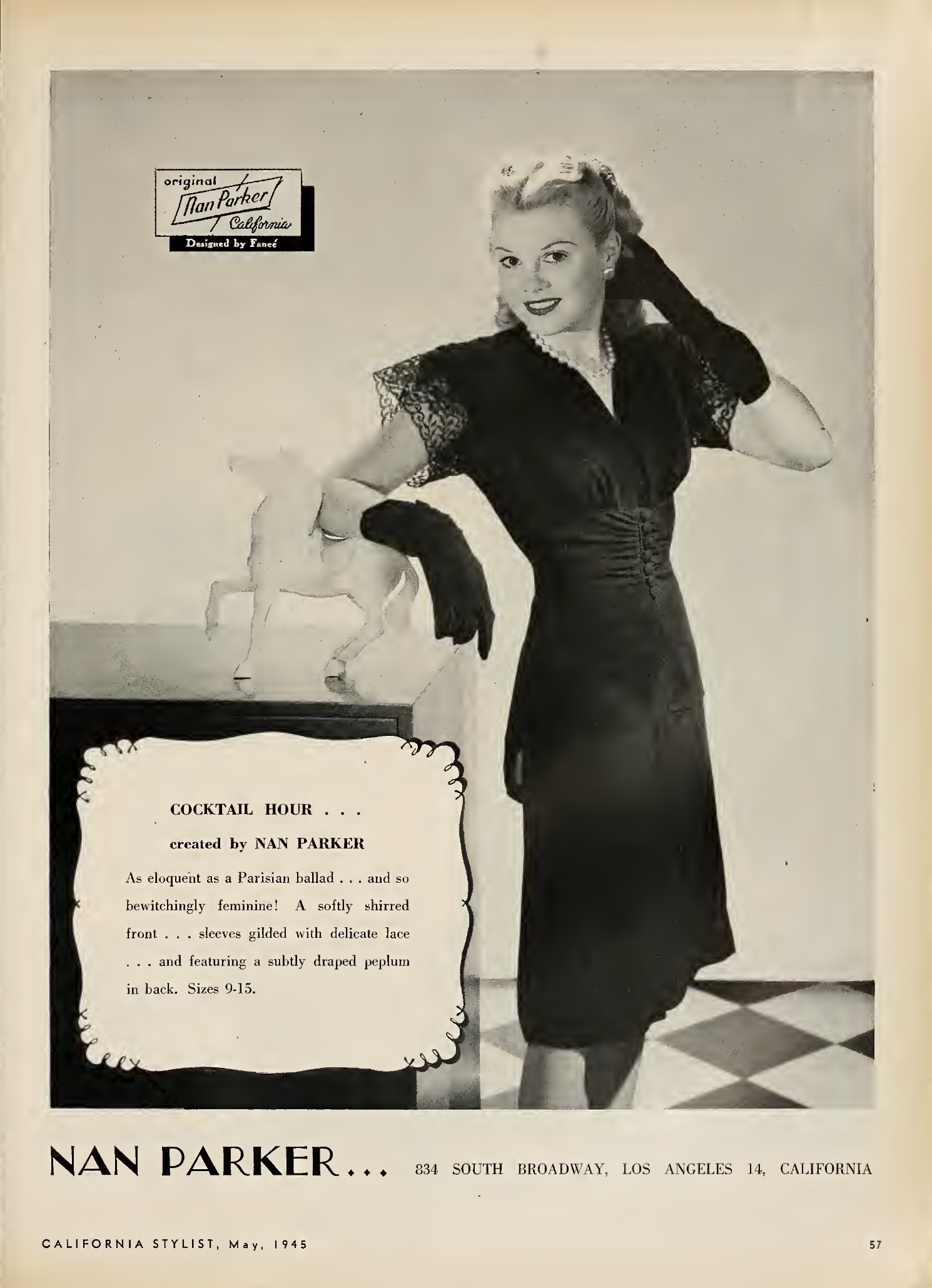1940s evening dress