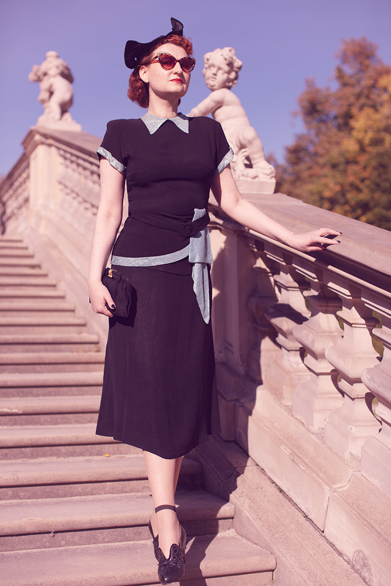 Vintage fashion blog. 1940s evening wear. 