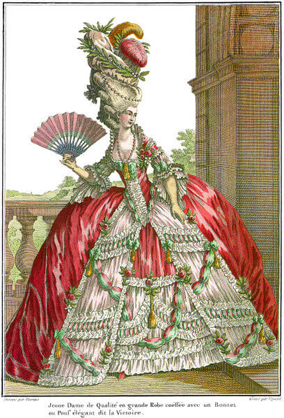 moda del siglo XVIII